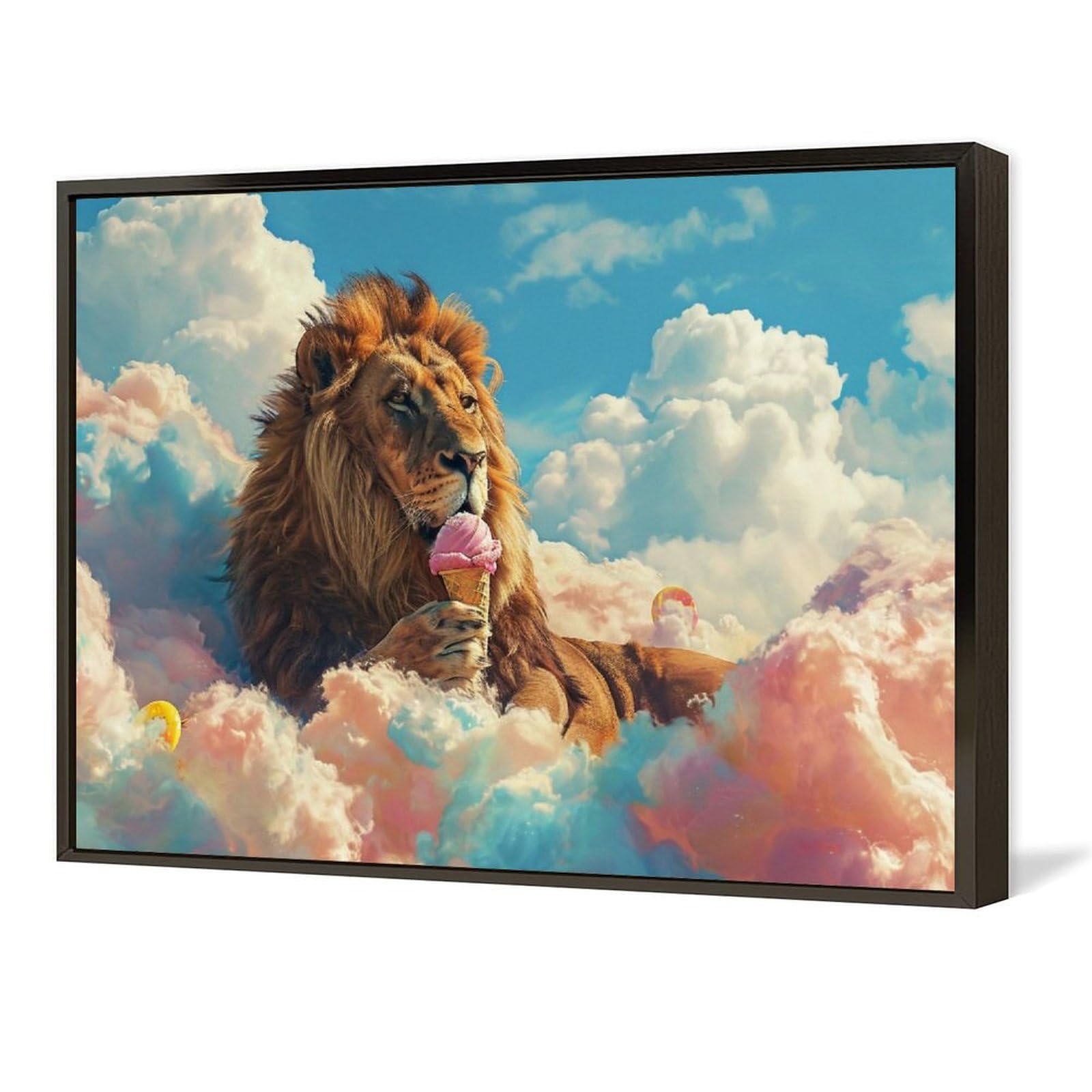 額画 ライオン 30号 油絵